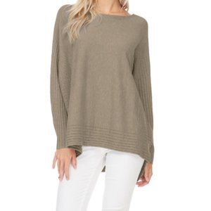 Super Soft Tan Scoop Neck Sweater